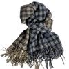 Plaid Scarf Women's Winter Korean Style Atmosphere Neck Protector Cute Thickened Warm Red Scarf Shawl Thickened with Tassels