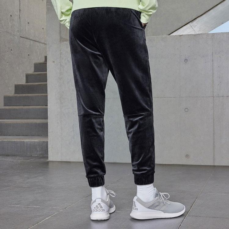 adidas Однотонные эластичные трикотажные спортивные брюки с логотипом, женские плавки, черные IV7567