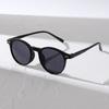 Neutral Retro-Style Round-Frame Myopia Glasses Men's Fashion Full-Frame UV-Protective Sunglasses Driving Glasses To -3.5-4.0