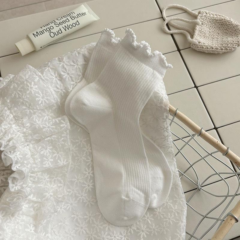 Thickened Warm Wool Socks For Women Cute Cartoon Sled Dog Mid-Leg Socks Cashmere Versatile Stack Socks