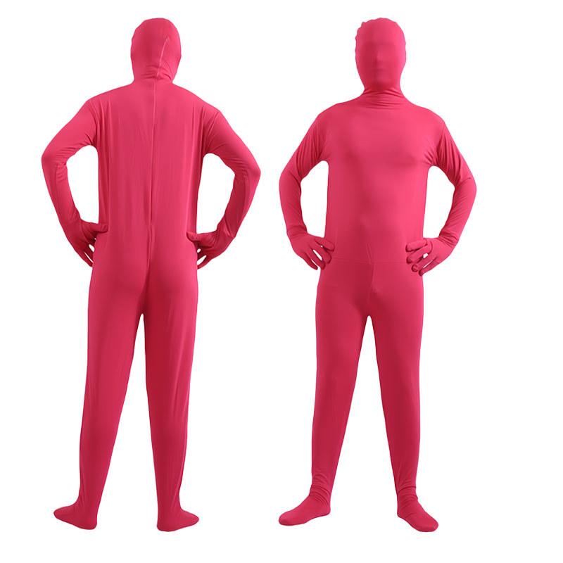 Men's Solid Color Black Invisible Halloween Jumpsuit (Available for Kids)