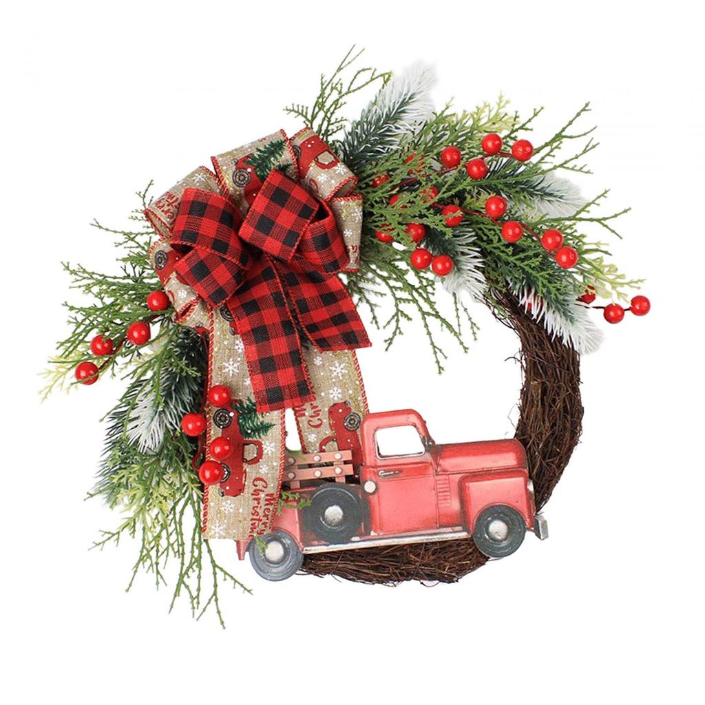 Christmas Wreath Front Door for Apartment