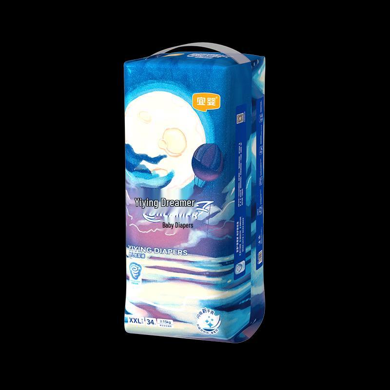 Yiying New Dreamer Ультратонкие дышащие детские подгузники