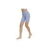 Zenvy Air Series Solid Logo Fitness Shorts Women Shorts Slate-Blue DQ6004-493