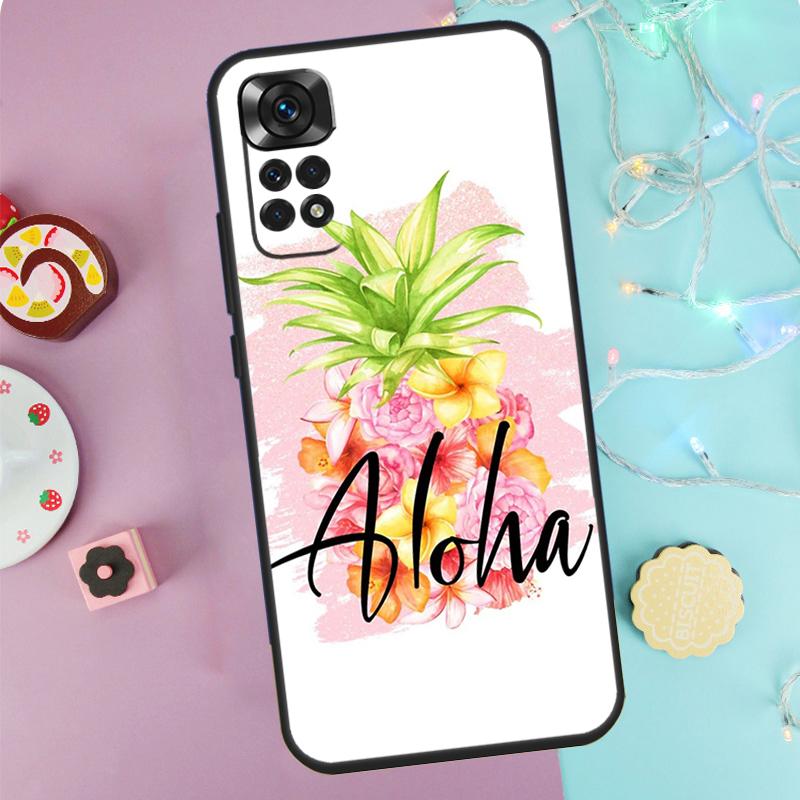Чехол Алоха Гавайи для Xiaomi Redmi Note 14 Pro 9 10 11 12 13 9S 10S 11S 12S Redmi 14C 10C 12C 13C