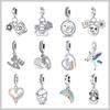 100% 925 Sterling Silver Charms For Jewerl Making Fit Bracelet Bangle Travel Camera Love Envelope Pendant 2023 New
