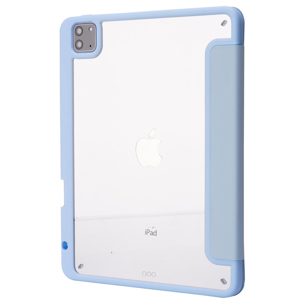 For iPad Pro 13 (2025)/13 (2024) Case Origami Stand Leather Tablet Cover with Auto Wake/Sleep -  Baby Blue