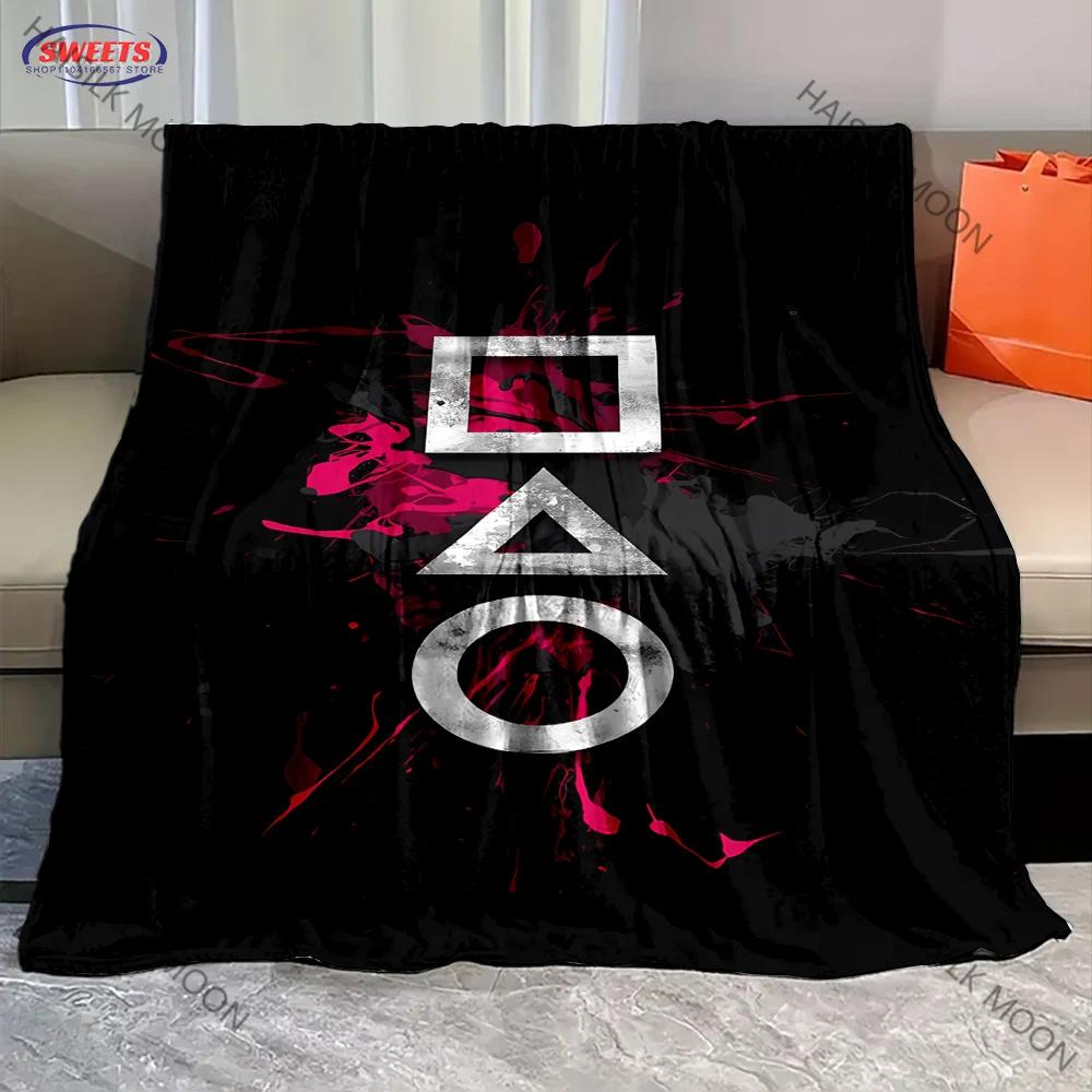 Multi-Size Game Controller Soft Printed Blanket Soft and Comfortable Sofa Living Room Office Four Season Available Quick Arrival