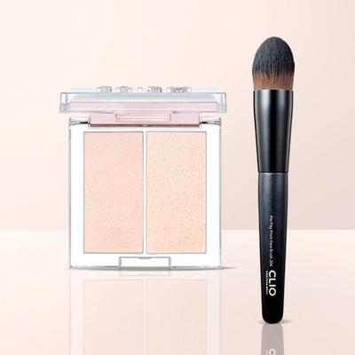 Clio Prism Highlighter Duo, 01 Cream Fizz, 1 шт.