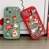 Cute Cartoon 3D Santa Claus Elk Snowman Christmas Tree Soft Case For iPhone 16 15 14 Pro Max 13 12 11 X XS XR 8 Plus Back Cover