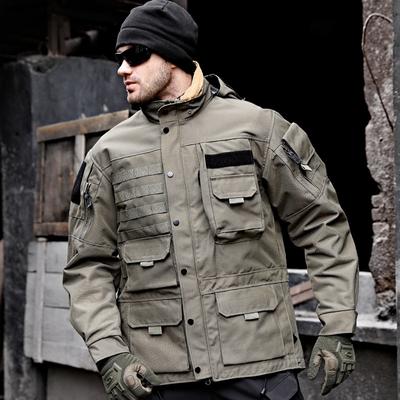 Militar Tactical Куртки мужские Водонепроницаемая ветровка Куртка Мужская куртка с капюшоном Куртки для рыбалки/похода