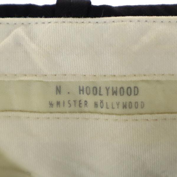 N.HOOLYWOOD Made in Japan wool Slacks pants 40 black Mr. Hollywood Men's Used