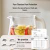 Bear Smart 1.5L Wellness Kettle with Pure Titanium Heating CN plug (adapter included)