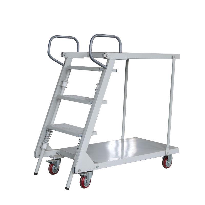 1.5m Mobile Order Picking & Safety Ladder with Platform
