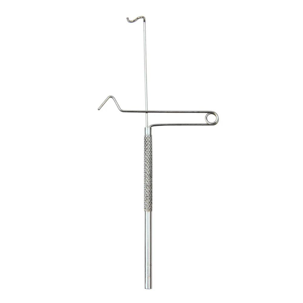 Набор инструментов для вязания мушек Тиски для вязания мушек Боббинодержатель Нить Вип-финишер Узловяз Игла Бодакин Плоскогубцы для хакла Стартовый набор для вязания мушек