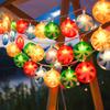 Christmas Best-selling Colorful Candy String Lights LED Battery Box Fairy Lights Night Market Stall Atmosphere Windmill Lollipop Lights
