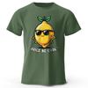 Men's Juice Be Cool Printed T-Shirt 100% Cotton Oversized Fruit Pun Graphic Tees for Women Summer Tops Chill Streetwear