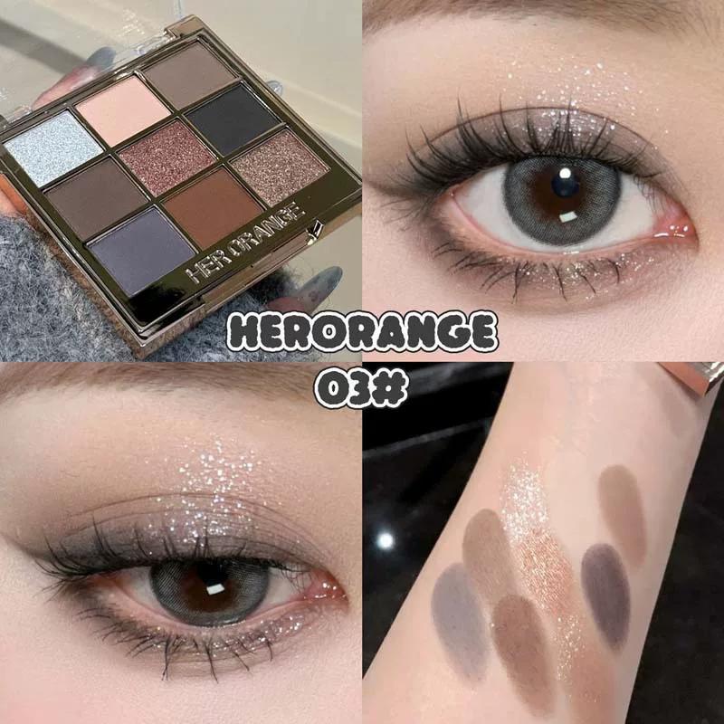Explosive Flash Fairy Products New Nine-Color Eyeshadow Palette Ins Pearl Matte Powder Mist Rose Earth Tones Student Daily Affordable Price