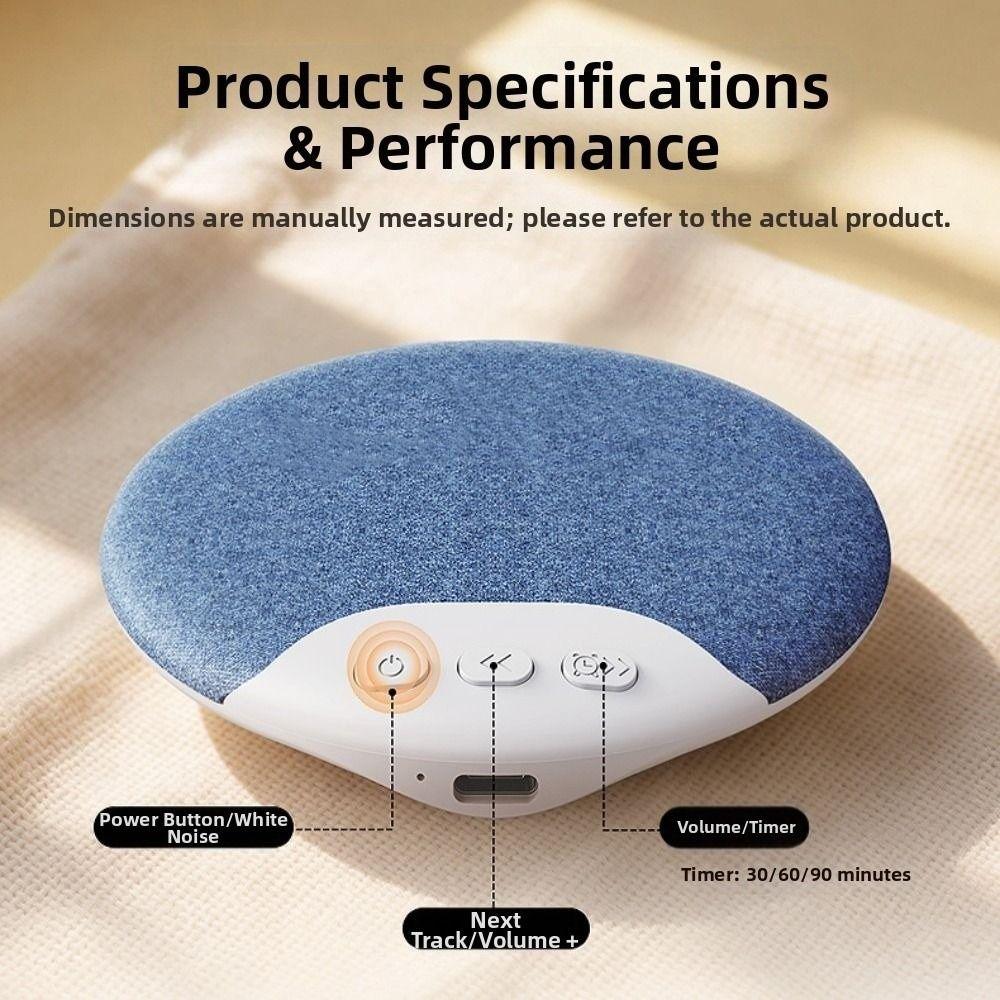 Sleep Aid White Noise Machine HiFi Stereo Sound Wireless Sleeping Speaker Deep Sleep Use