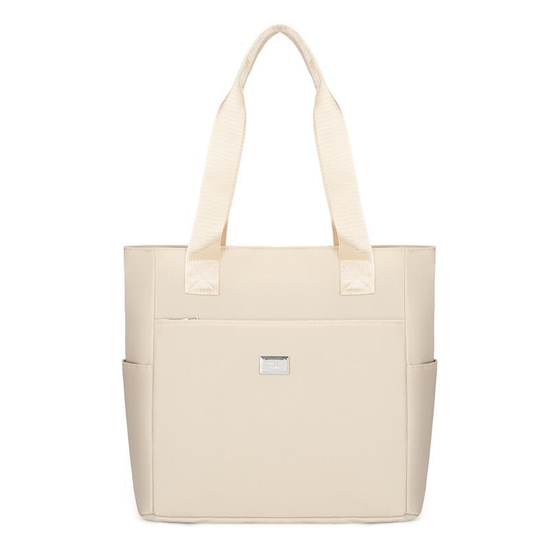 Однотонная простая повседневная наплечная сумка-подмышка, универсальная для ежедневных поездок, практичная сумка-тоут для ношения в руке