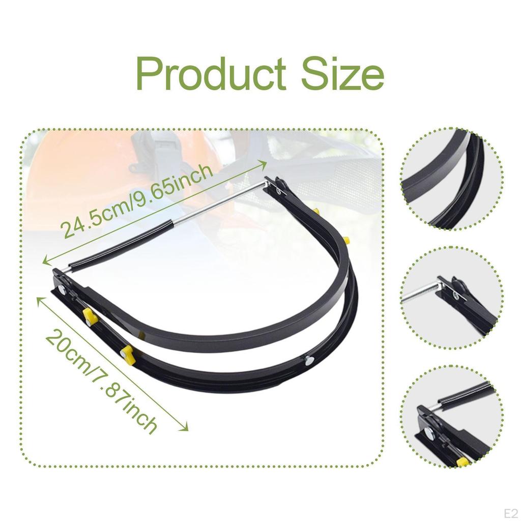 Адаптер для защитного щитка для каски с полным козырьком, кронштейн для адаптера экрана, прочный металл, простая установка