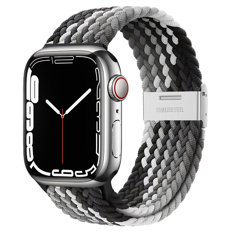 Strap For Apple watch Ultra 2 band 49mm 45mm 44mm 40mm 41mm 42mm 46mm Braided solo loop correa bracelet series 7 3 se 8 9 10 11