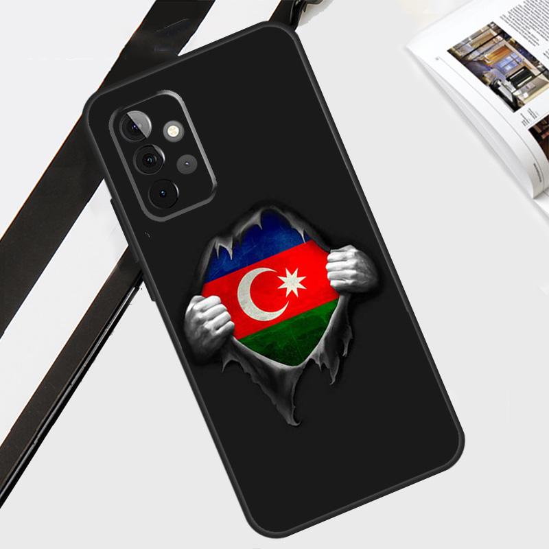 Чехол Флаг Герб Азербайджана Для Samsung Galaxy A55 A35 A15 A56 A36 A26 A16 A06 A54 A34 A14 A12 A22 A32 A52 A13 A53