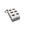 with Metal Buckle Black Cat Keyboard Key Chain Crispy Rebound Voice Keyboard Fidget Toy  Student