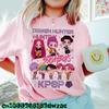 KPop Охотники на демонов Saja Boys Принтованные футболки для мальчиков и девочек Удобные с коротким рукавом Летняя универсальная повседневная футболка