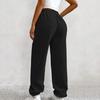 Women Sweatpants High Waisted Loose Fit Sport Pants with Pockets Crossover Joggers Athletic Pants Comfy