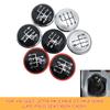 5/6 Speed Gear Shift Knob Cap Speed Number Emblem Badge Cover for VW Volkswagen Golf Jetta MK3 MK4 GTI MK4 Bora LUPO POLO SEAT IBIZA CADDY
