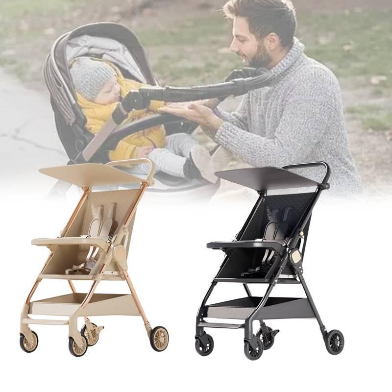 Versatile Collapsible Pocket Stroller Easy To Use Lightweight Child Carrier In Two Colors
