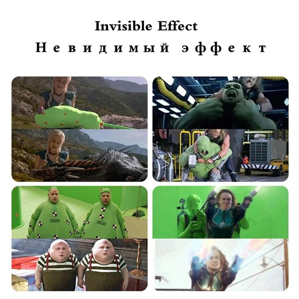 Suit Photo Video Chroma Key Jumpsuits Green Screen Suit Chromakey Green Suit Disappearing Bodysuit