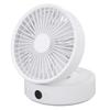 Foldable Desk Fan 3 Speeds Digital Display USB Rechargeable Remote Control Oscillating Desktop Fan with Night Light for