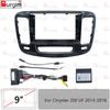 Рамка для автомагнитолы Для Chrysler 200 UF 2014-2018 9-дюймовая 2DIN Панель стереосистемы Жгут проводов Адаптер силового кабеля Декодер Canbus
