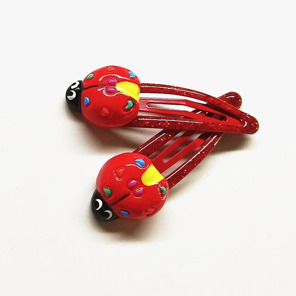 Lovely Ladybug Hair Clip Durability Alloys Hairpins Stylish Hair Barrettes for Stage Performances Hair Accessories
