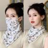 Scarf For Women Sun UV Protection Hiking Neck Scarf Outdoor Triangular Scarf Sunscreen Veil Ice Silk Mask Face Cover