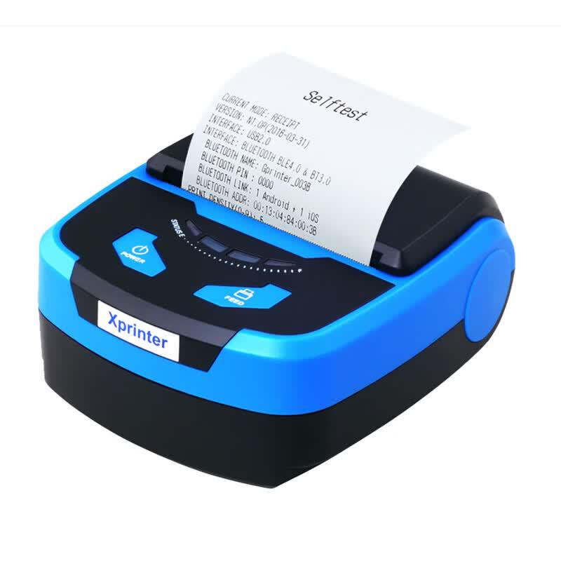 Портативный термопринтер чеков Xprinter XP-P810, 80 мм, Bluetooth, штекер CN (адаптер в комплекте)