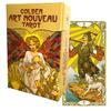 78 Tarot Cards Miniature Tarot Fortune Telling Art Nouveau Tarot Japanese Instruction Manual Included [Golden MINI] [Genuine]