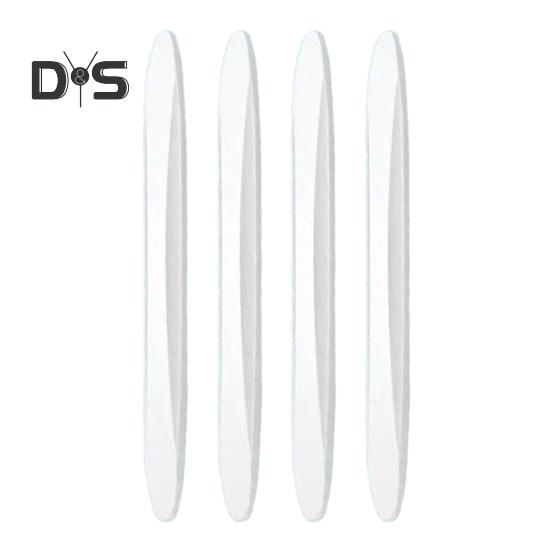 2/4 шт. Автомобильная полоса для предотвращения столкновений, прозрачная черная самоклеящаяся гибкая многоразовая универсальная внедорожник для грузовика, авто кузов, дверь, боковое зеркало заднего вида, защита для бампера