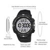 Fashion Mens Digital Watches Waterproof Male Outdoors Sports Watch Led Backlight Wristwatch Alarm Clock/Week/Countdown Watch