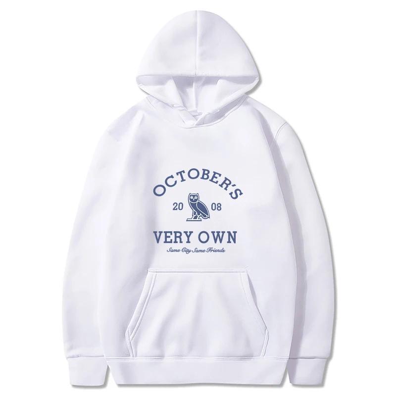 October men's hooded sweatshirt, very unique printed long sleeved sweatshirt, Harajuku women's casual sportswear, hooded sweatsh