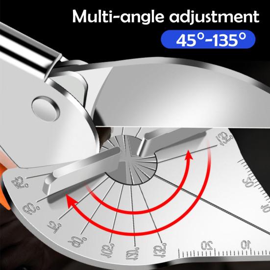 Ножницы для резки под углом с эргономичной ручкой, предохранительным замком, многофункциональная угловая резка