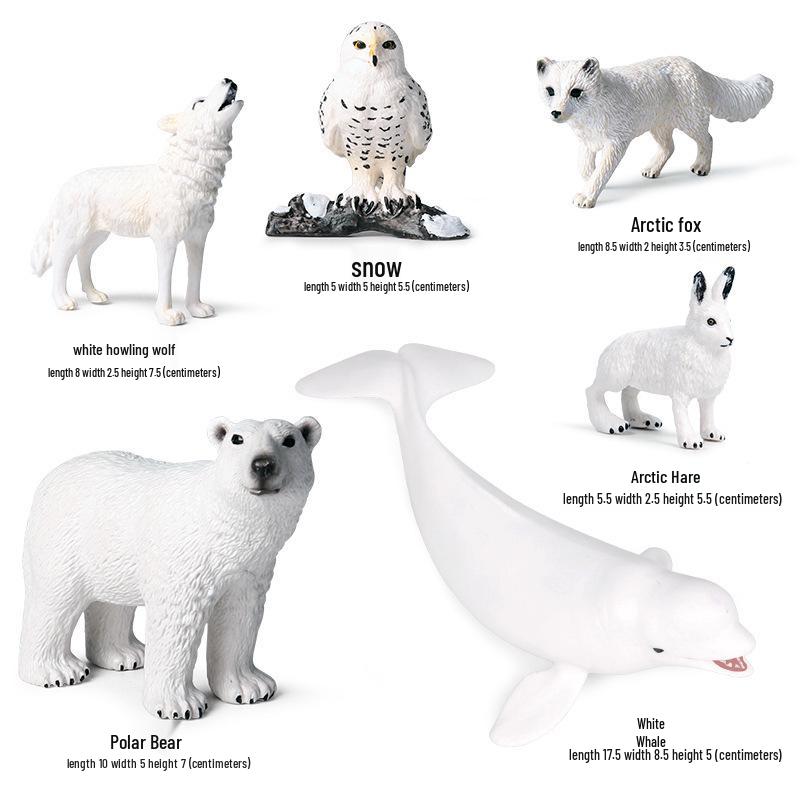 Набор игрушек-моделей морских животных «Императорский пингвин» для детей