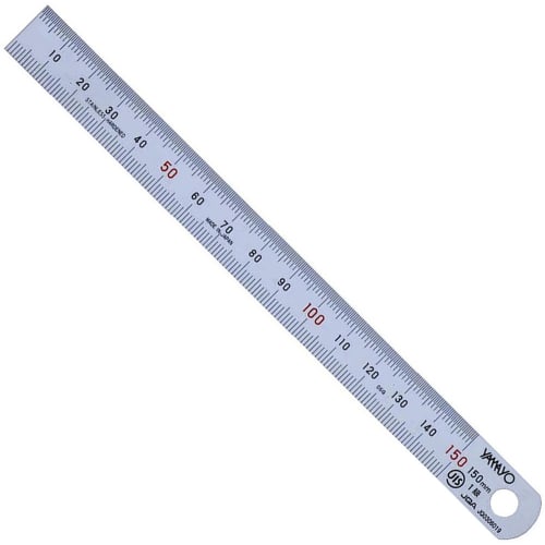 YAMAYO Stainless Steel Ruler 15cm GS15