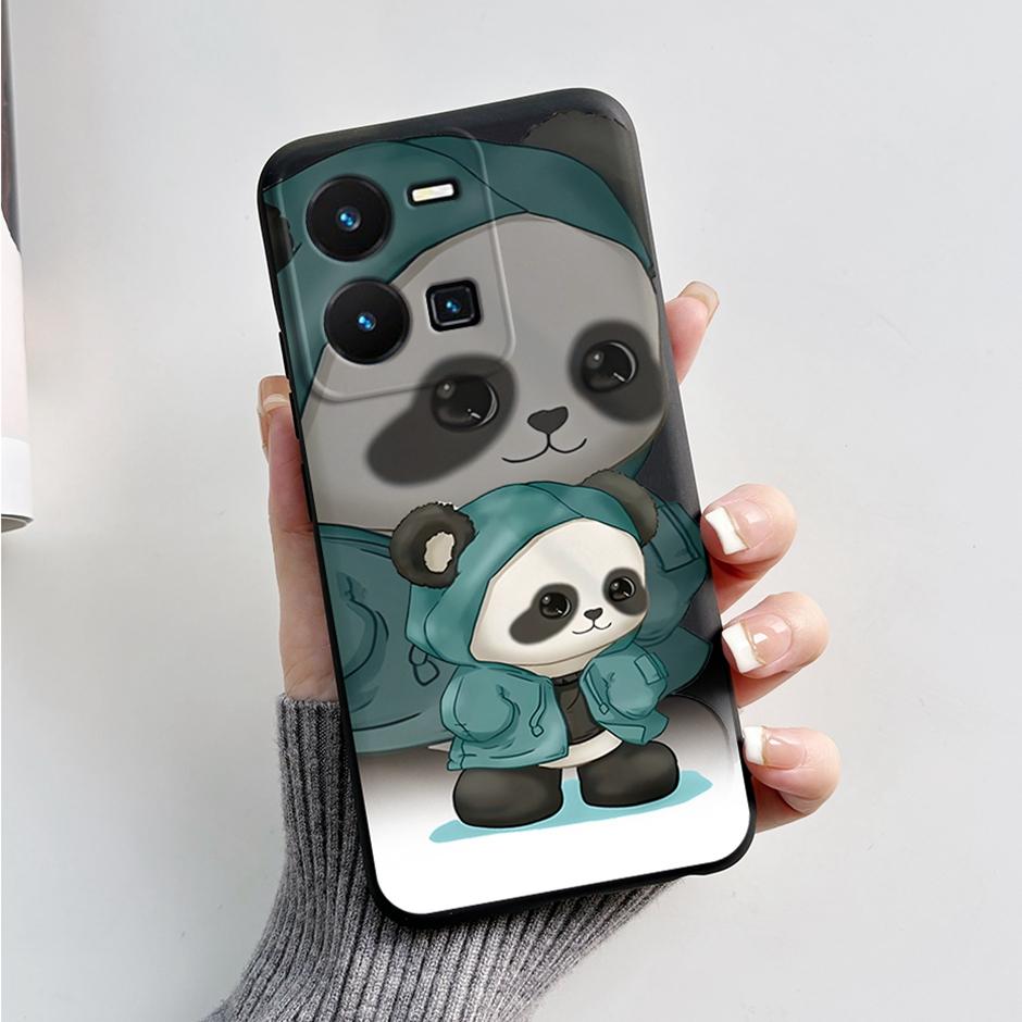 Для vivo Y35 4G Защитный чехол Для vivo Y35 4G Модные мультяшные чехлы для телефона Для vivo Y35 4G Красивая задняя крышка с рисунком Coque