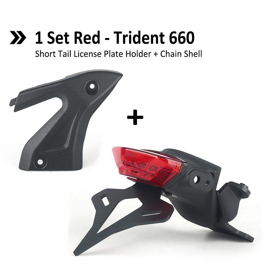 For Trident 660 Trident660 2021-UP Motorcycle License Plate Holder