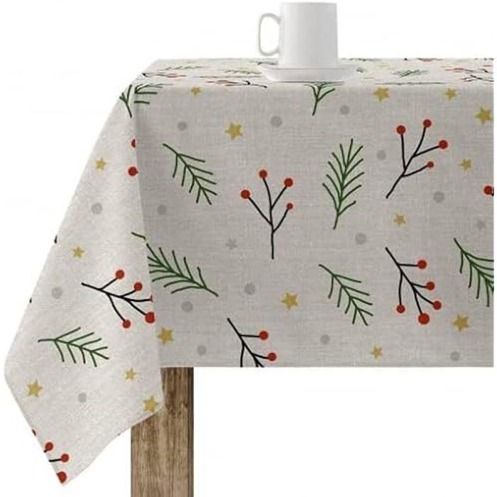 Nappe De Noël - BELUM - Rectangulaire - Anti-Taches - Résiné - 140x140 Cm