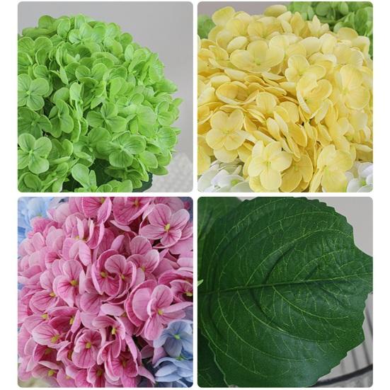 Нежная искусственная гортензия, реалистичное украшение для дома с длительным сроком службы