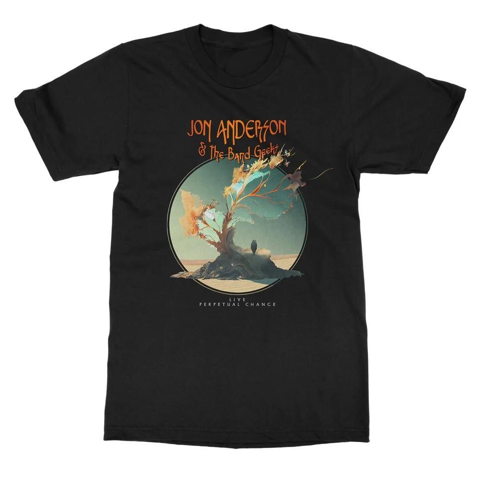 Jon Anderson & The Band Geeks Unisex Black T-shirt Unisex T-Shirt